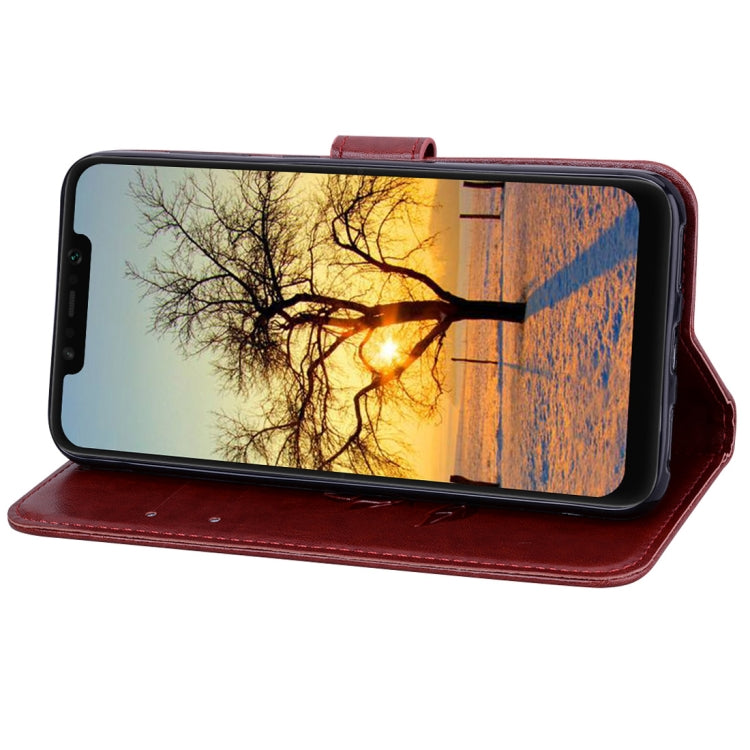 Rose Embossed Horizontal Flip PU Leather Case for Xiaomi Pocophone F1 , with Holder & Card Slots & Wallet