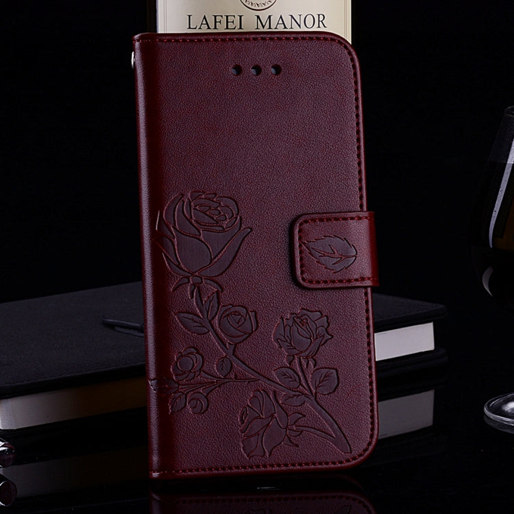 Rose Embossed Horizontal Flip PU Leather Case for Xiaomi Pocophone F1 , with Holder & Card Slots & Wallet