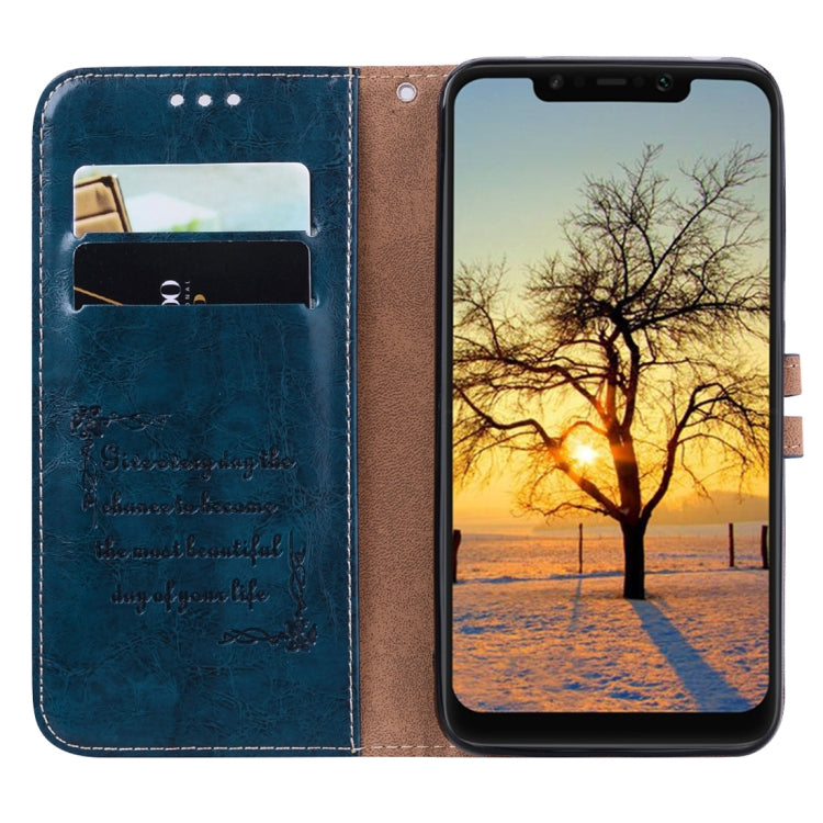 Business Style Oil Wax Texture Horizontal Flip Leather Case for Xiaomi Pocophone F1 , with Holder & Card Slots & Wallet