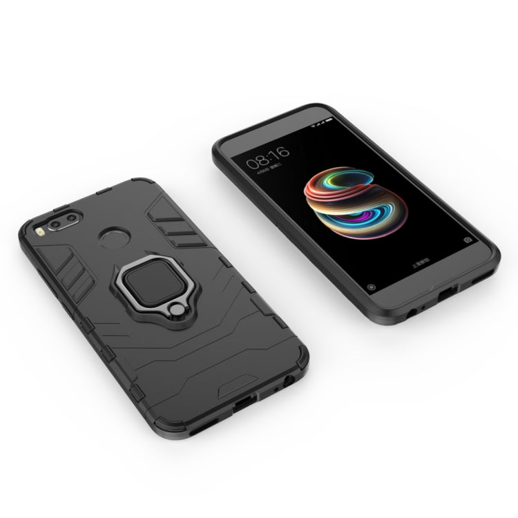 PC + TPU Shockproof Protective Case for Xiaomi Mi 5X & A1, with Magnetic Ring Holder