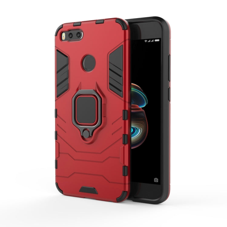 PC + TPU Shockproof Protective Case for Xiaomi Mi 5X & A1, with Magnetic Ring Holder