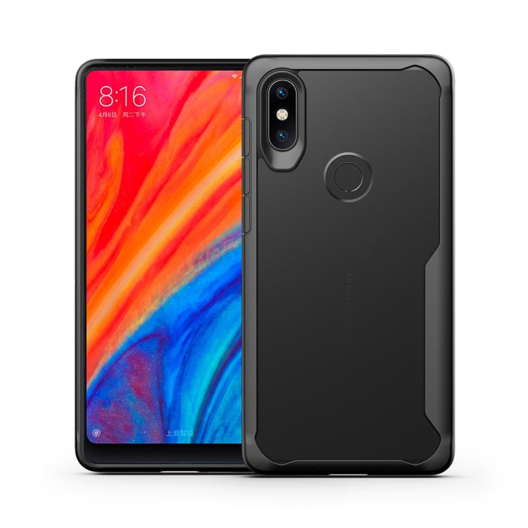 Transparent PC + TPU Full Coverage Shockproof Protective Case for Xiaomi MI Mix 2S (Black)