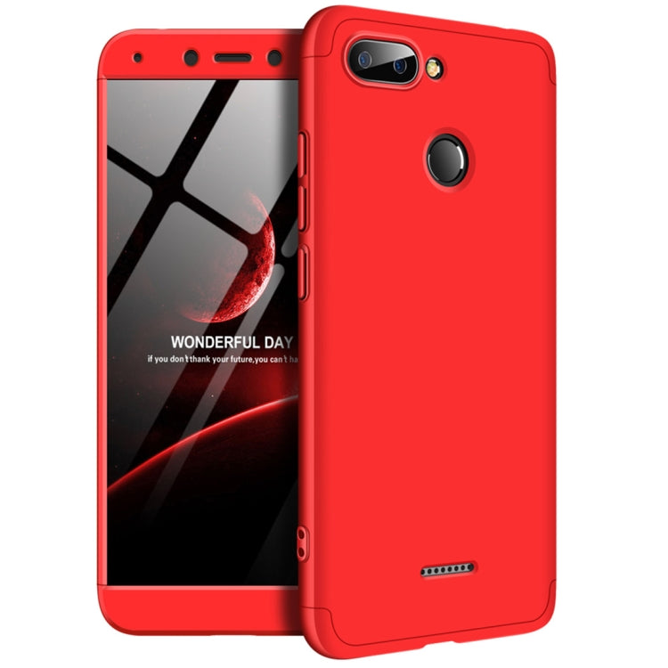 GKK Three Stage Splicing Full Coverage PC Case for Xiaomi Redmi 6