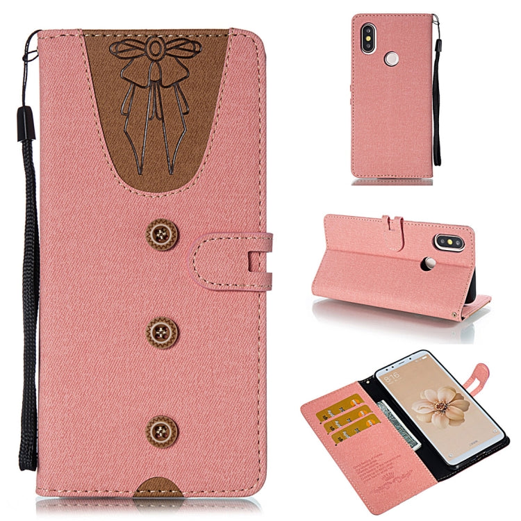 Splicing Embossed Female Style Horizontal Flip Leather Case for Xiaomi Mi 6X / A2 , with Holder & Card Slots & Wallet & Lanyard