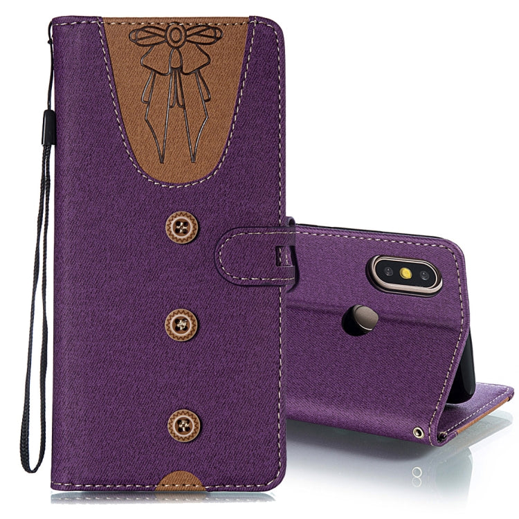 Splicing Embossed Female Style Horizontal Flip Leather Case for Xiaomi Mi 6X / A2 , with Holder & Card Slots & Wallet & Lanyard