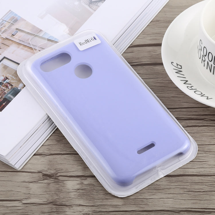 Pure Color Silicone Protective Case for Xiaomi Redmi 6