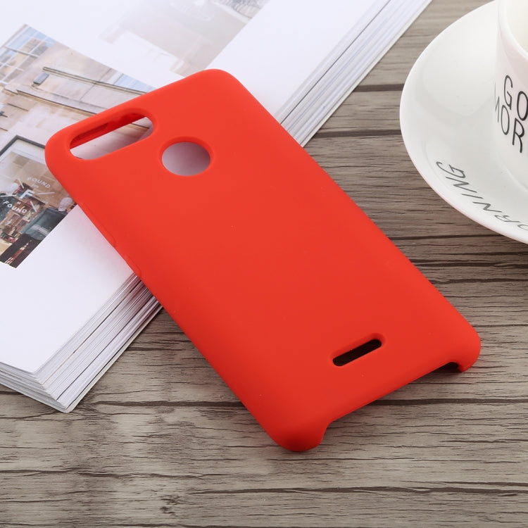 Pure Color Silicone Protective Case for Xiaomi Redmi 6