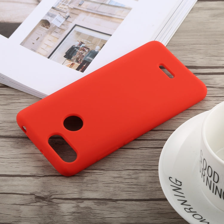 Pure Color Silicone Protective Case for Xiaomi Redmi 6