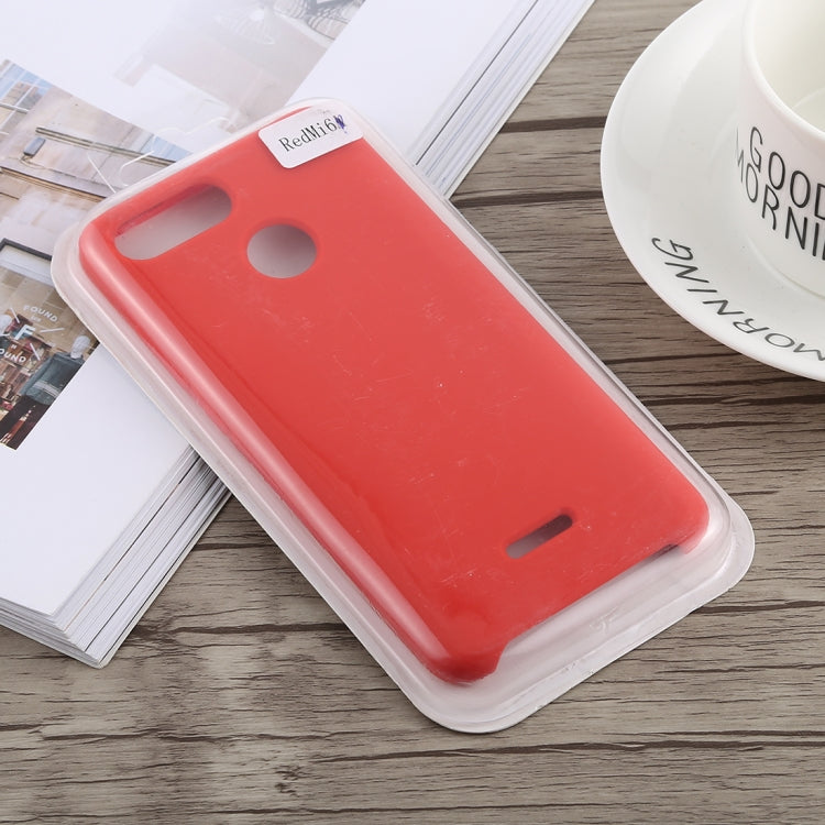 Pure Color Silicone Protective Case for Xiaomi Redmi 6