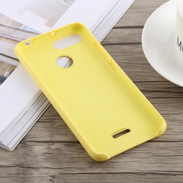 Pure Color Silicone Protective Case for Xiaomi Redmi 6