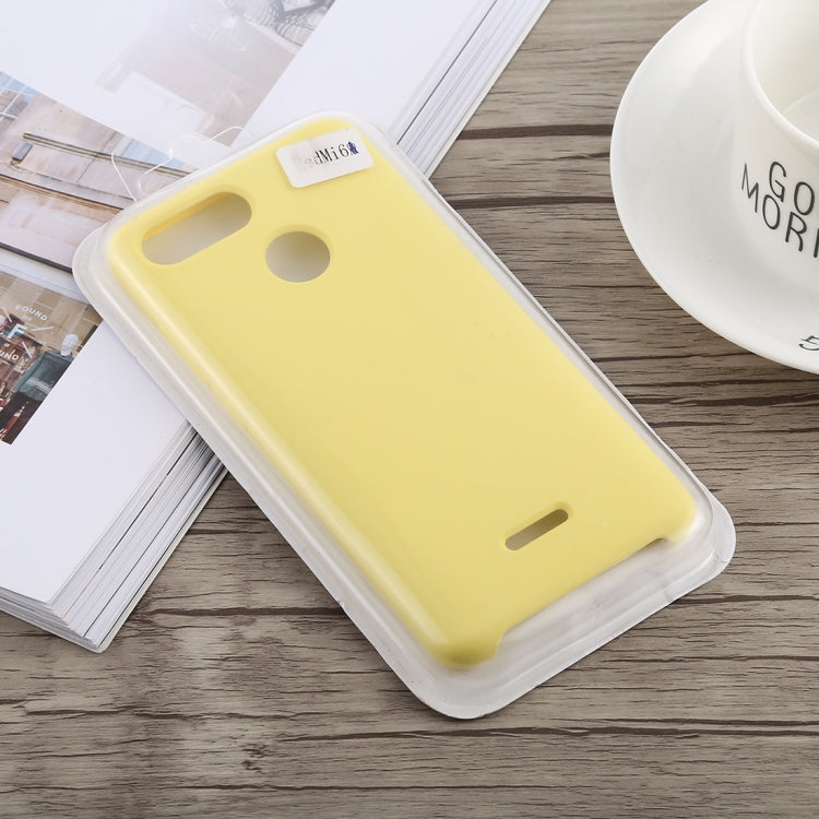 Pure Color Silicone Protective Case for Xiaomi Redmi 6