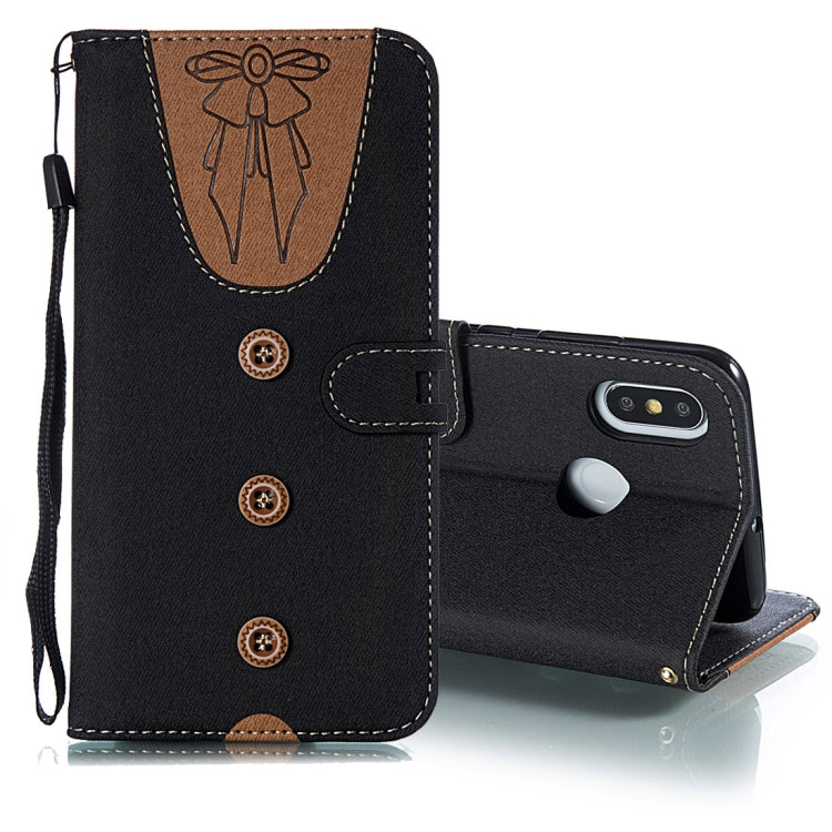 Splicing Embossed Female Style Horizontal Flip Leather Case for Xiaomi Mi 8, with Holder & Card Slots & Wallet & Lanyard