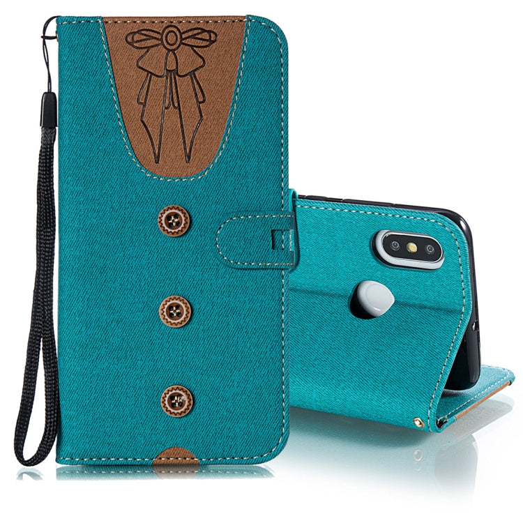 Splicing Embossed Female Style Horizontal Flip Leather Case for Xiaomi Mi 8, with Holder & Card Slots & Wallet & Lanyard