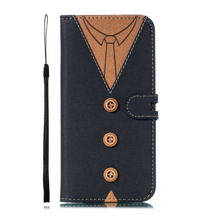Splicing Embossed Male Style Horizontal Flip Leather Case for Xiaomi Redmi 6 Pro, with Holder & Card Slots & Wallet & Lanyard