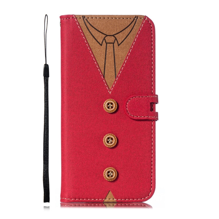 Splicing Embossed Male Style Horizontal Flip Leather Case for Xiaomi Redmi 6 Pro, with Holder & Card Slots & Wallet & Lanyard