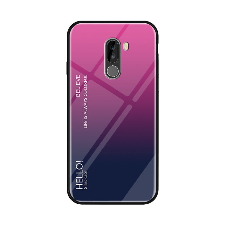 Gradient Color Glass Case for Xiaomi Pocophone F1