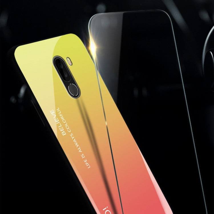 Gradient Color Glass Case for Xiaomi Pocophone F1
