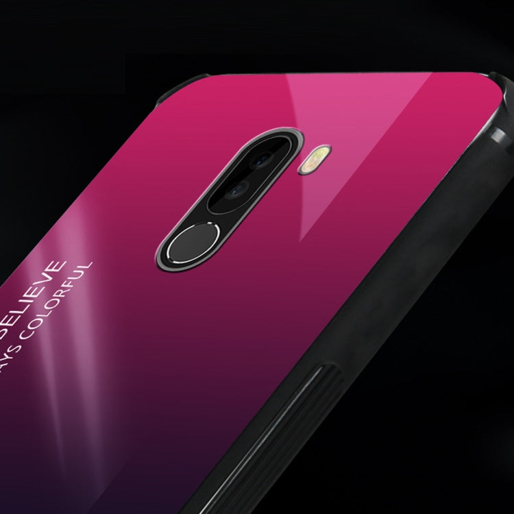 Gradient Color Glass Case for Xiaomi Pocophone F1