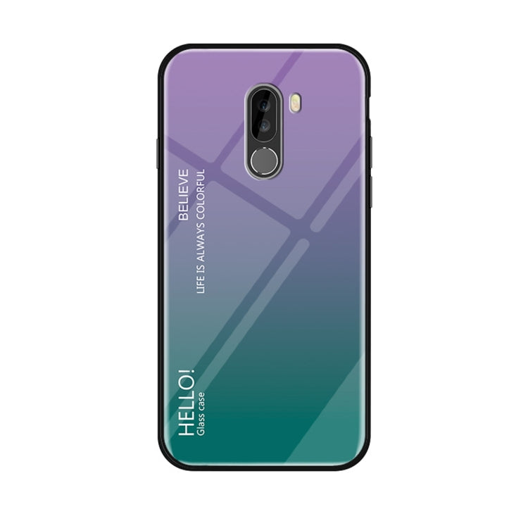 Gradient Color Glass Case for Xiaomi Pocophone F1