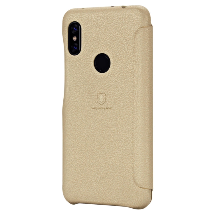 lenuo Ledream Series Litchi Texture Horizontal Flip PU Leather Case for Xiaomi Redmi Note 6 Pro, with Card Slot