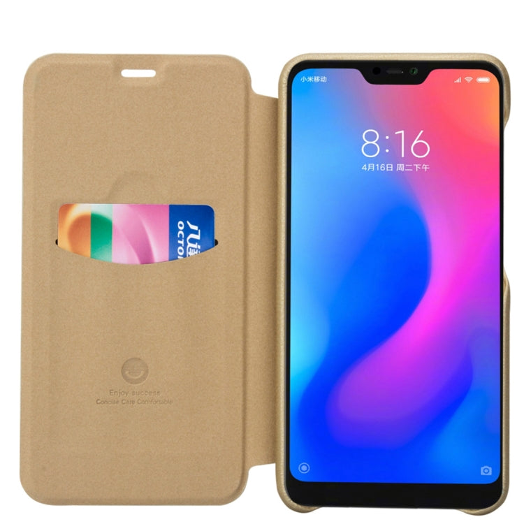 lenuo Ledream Series Litchi Texture Horizontal Flip PU Leather Case for Xiaomi Redmi Note 6 Pro, with Card Slot