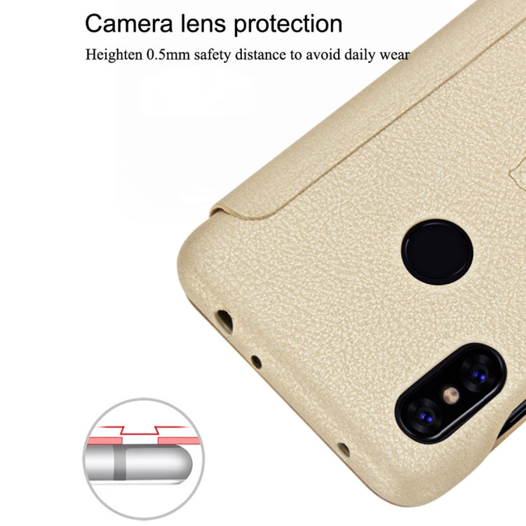 lenuo Ledream Series Litchi Texture Horizontal Flip PU Leather Case for Xiaomi Redmi Note 6 Pro, with Card Slot