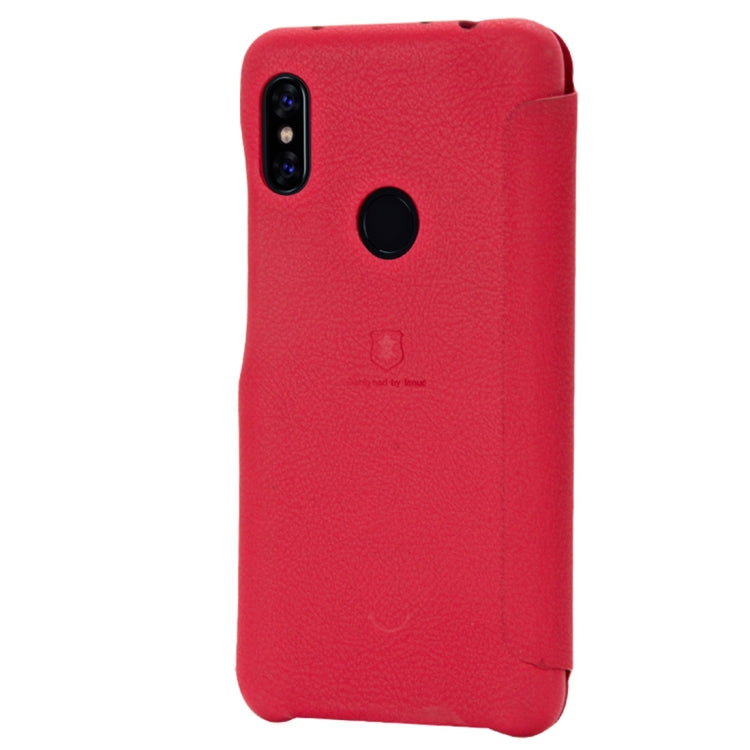 lenuo Ledream Series Litchi Texture Horizontal Flip PU Leather Case for Xiaomi Redmi Note 6 Pro, with Card Slot