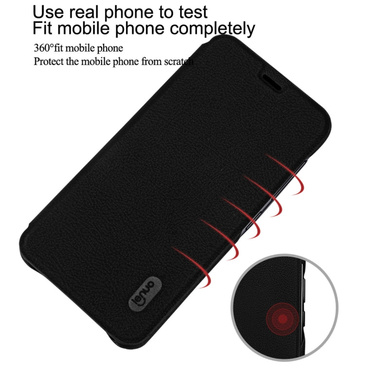 lenuo Ledream Series Litchi Texture Horizontal Flip PU Leather Case for Xiaomi Redmi Note 6 Pro, with Card Slot