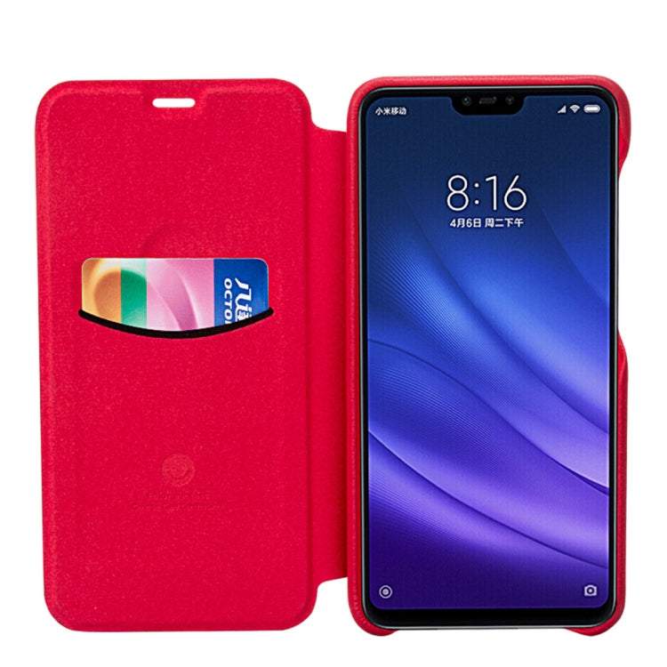 lenuo Ledream Series Litchi Texture Horizontal Flip PU Leather Case for Xiaomi Mi 8 Lite, with Card Slot