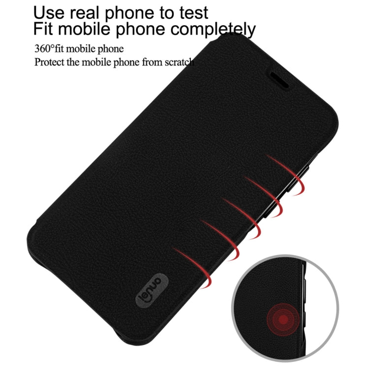 lenuo Ledream Series Litchi Texture Horizontal Flip PU Leather Case for Xiaomi Mi 8 Lite, with Card Slot