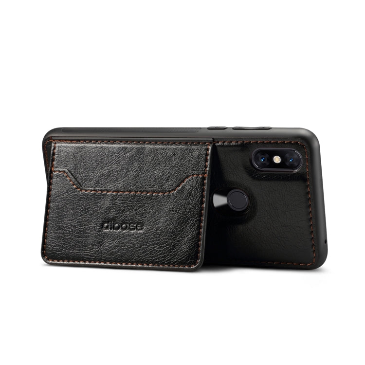 Dibase TPU + PC + PU Crazy Horse Texture Protective Case for Xiaomi Mi Mix 3, with Holder & Card Slots