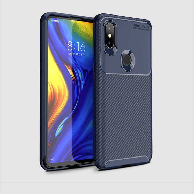 Beetles Series Full Coverage Detachable TPU Protective Cover Case for Xiaomi Mix 3(Dark Blue)