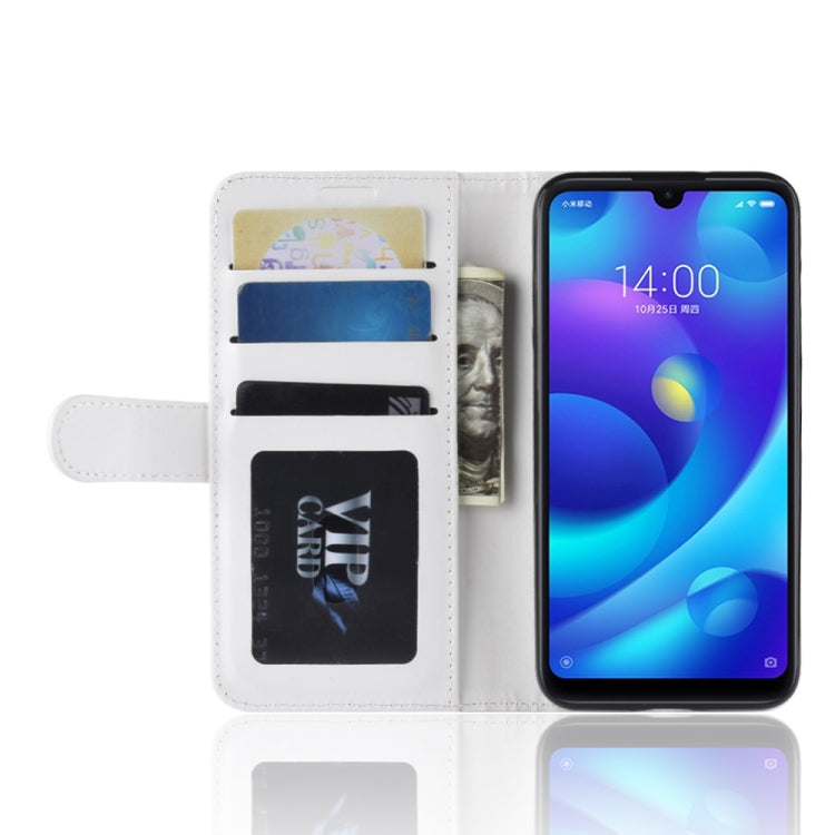 R64 Texture Single Fold Horizontal Flip Leather Case for Xiaomi Mi Play, with Holder & Wallet & Card Slots & Photo Frame