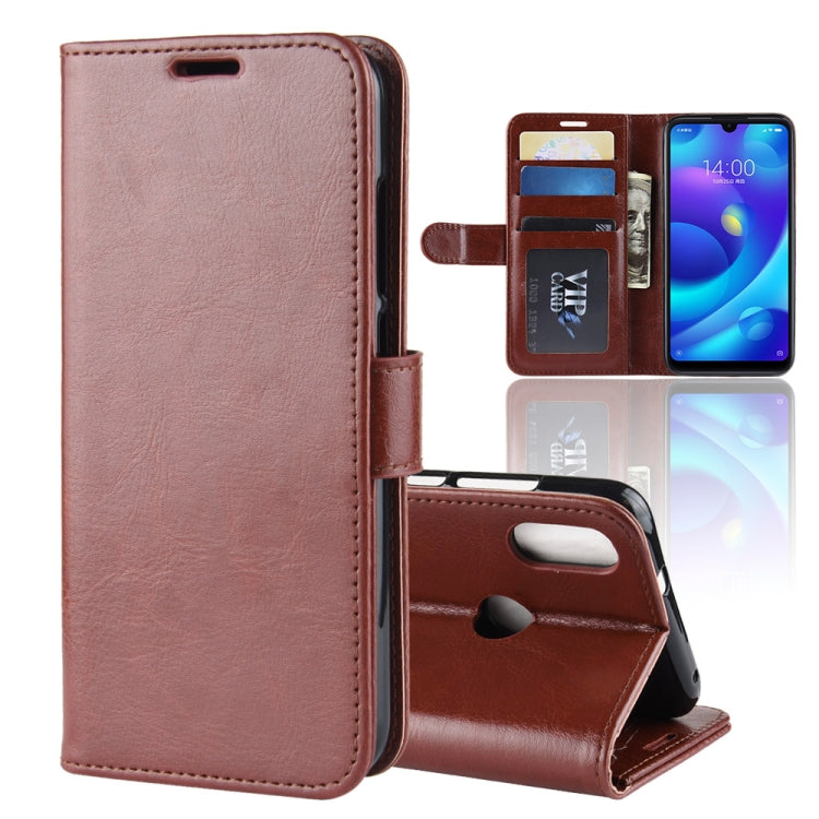 R64 Texture Single Fold Horizontal Flip Leather Case for Xiaomi Mi Play, with Holder & Wallet & Card Slots & Photo Frame