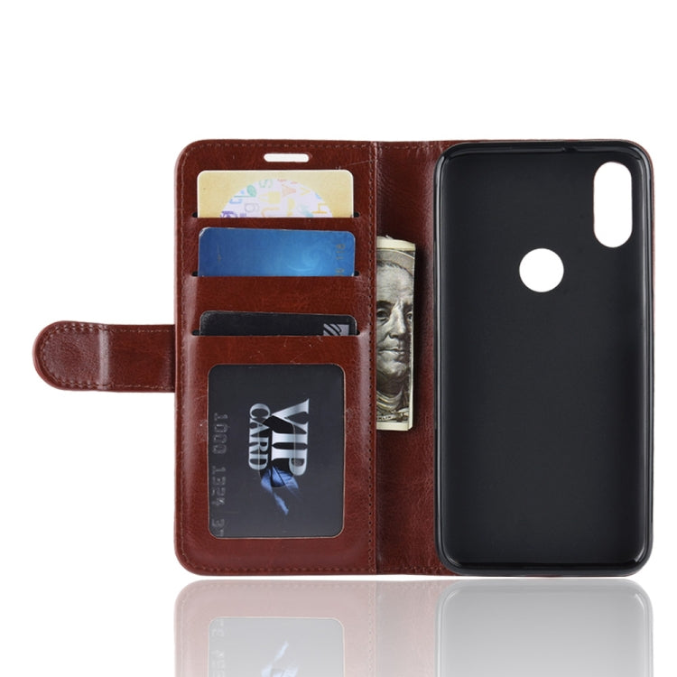 R64 Texture Single Fold Horizontal Flip Leather Case for Xiaomi Mi Play, with Holder & Wallet & Card Slots & Photo Frame