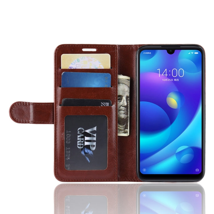 R64 Texture Single Fold Horizontal Flip Leather Case for Xiaomi Mi Play, with Holder & Wallet & Card Slots & Photo Frame