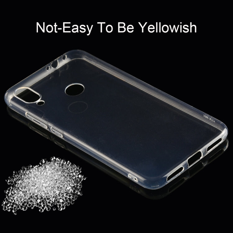 50 PCS 0.75mm Ultrathin Transparent TPU Soft Protective Case for Xiaomi Redmi Note 7