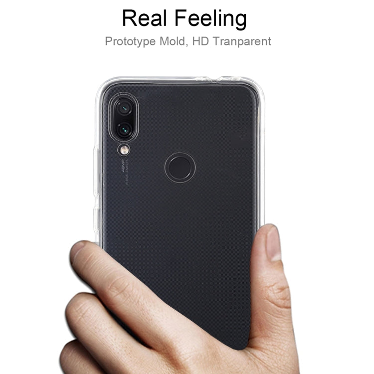 0.75mm Ultrathin Transparent TPU Soft Protective Case for Xiaomi Redmi Note 7