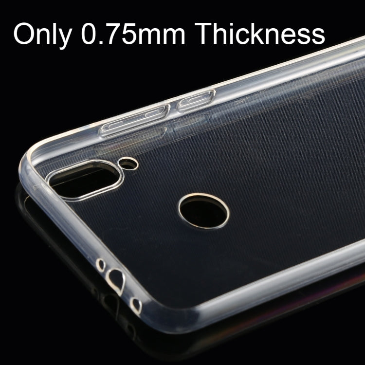 0.75mm Ultrathin Transparent TPU Soft Protective Case for Xiaomi Redmi Note 7