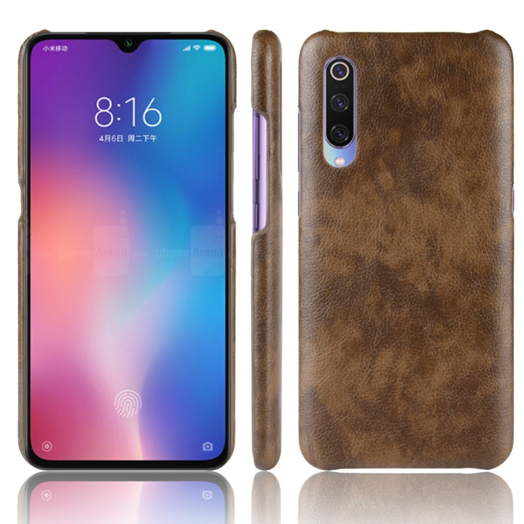 Shockproof Litchi Texture PC + PU Case for Xiaomi Mi 9