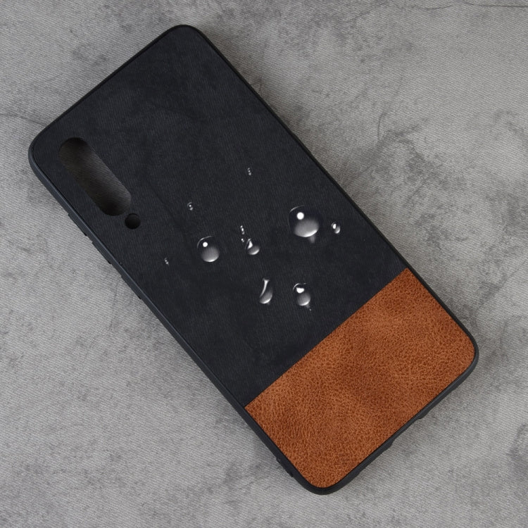 Shockproof Color Matching Denim PC + PU + TPU Case for Xiaomi Mi 9