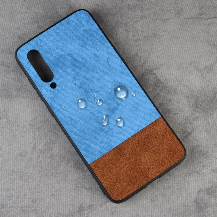 Shockproof Color Matching Denim PC + PU + TPU Case for Xiaomi Mi 9