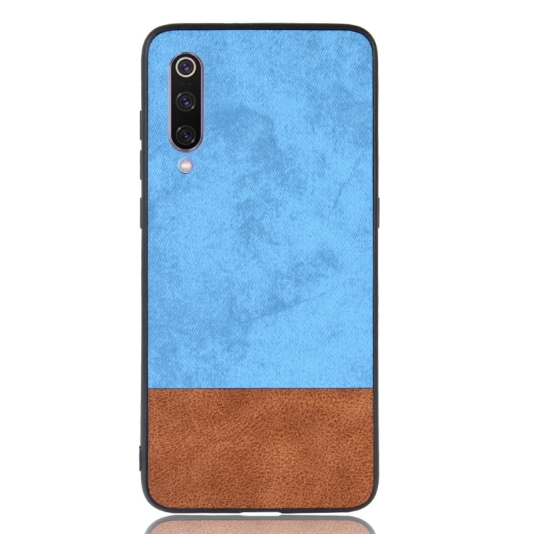 Shockproof Color Matching Denim PC + PU + TPU Case for Xiaomi Mi 9