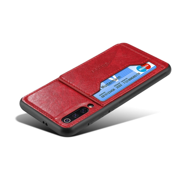 Dibase Crazy Horse Texture PU Leather Case for Xiaomi Mi 9, with Holder & Card Slot