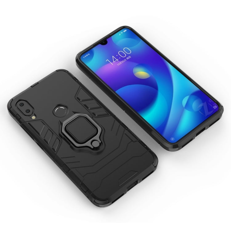 PC + TPU Shockproof Protective Case for Xiaomi Mi Play, with Magnetic Ring Holder