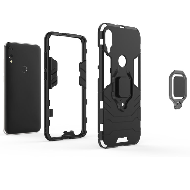 PC + TPU Shockproof Protective Case for Xiaomi Mi Play, with Magnetic Ring Holder