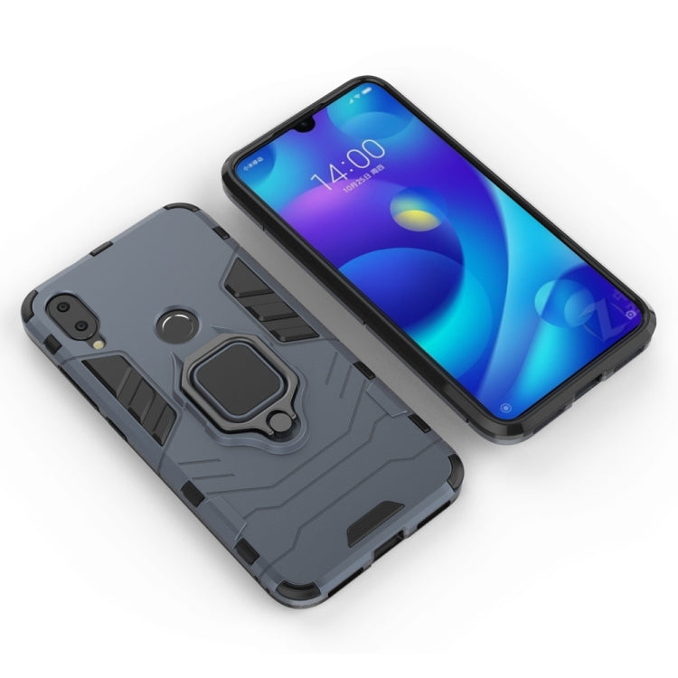 PC + TPU Shockproof Protective Case for Xiaomi Mi Play, with Magnetic Ring Holder