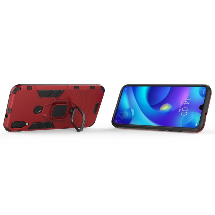 PC + TPU Shockproof Protective Case for Xiaomi Mi Play, with Magnetic Ring Holder