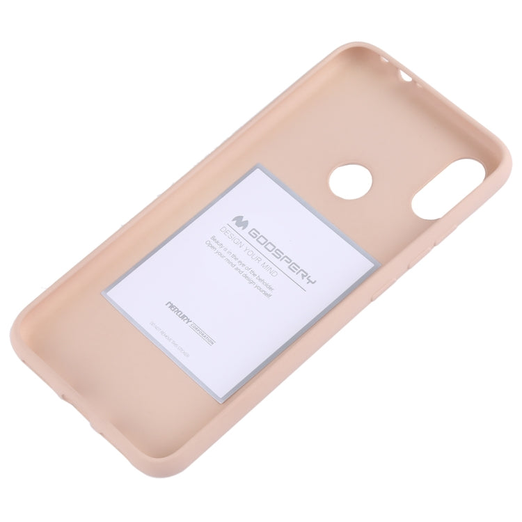 GOOSPERY SOFT FEELING Liquid TPU Drop-proof Soft Case for Xiaomi Redmi Note 7