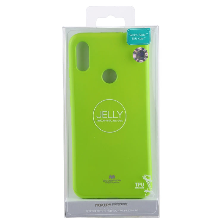 GOOSPERY I JELLY Metal Series Shockproof Soft TPU Case for Xiaomi Redmi Note 7